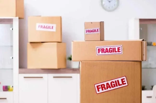 Déménager les meubles et les objets fragiles
